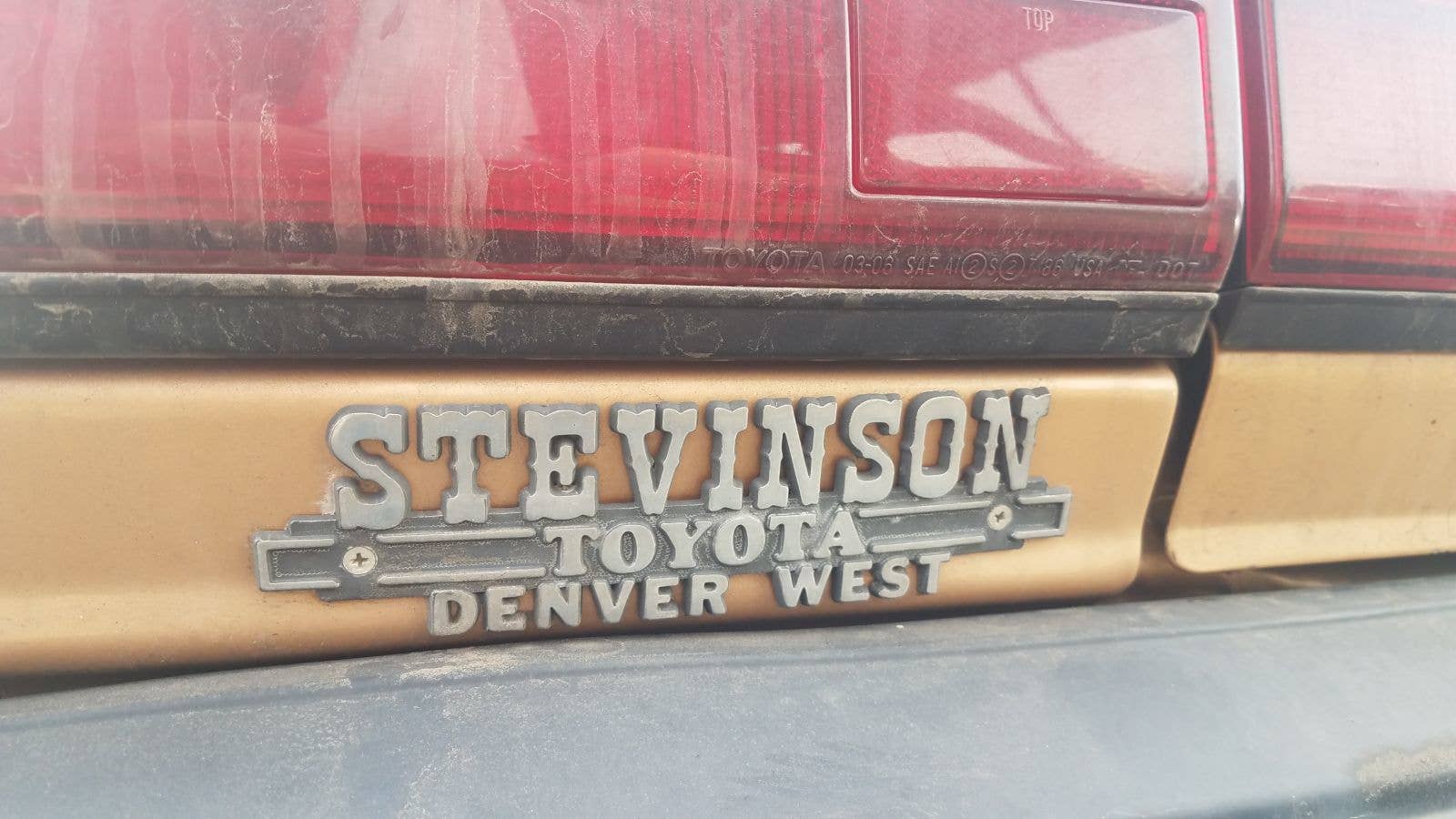 1990 Toyota Camry in Colorado wrecking yard