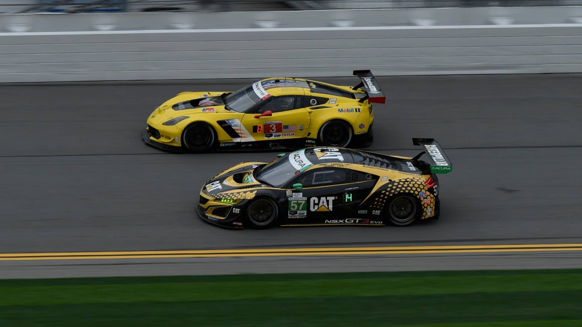 No. 57 Heinricher Racing with Meyer Shank Racing Acura NSX GT3 Evo
