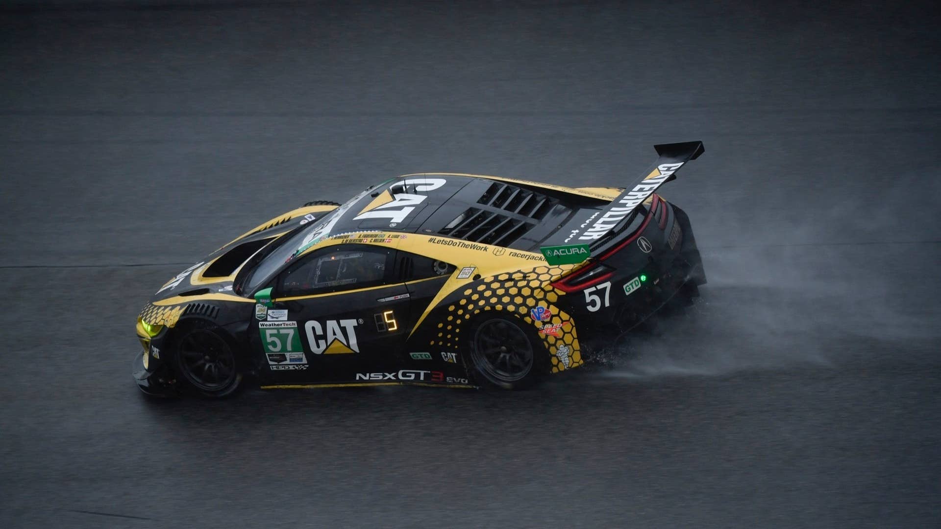 No. 57 Heinricher Racing with Meyer Shank Racing Acura NSX GT3 Evo