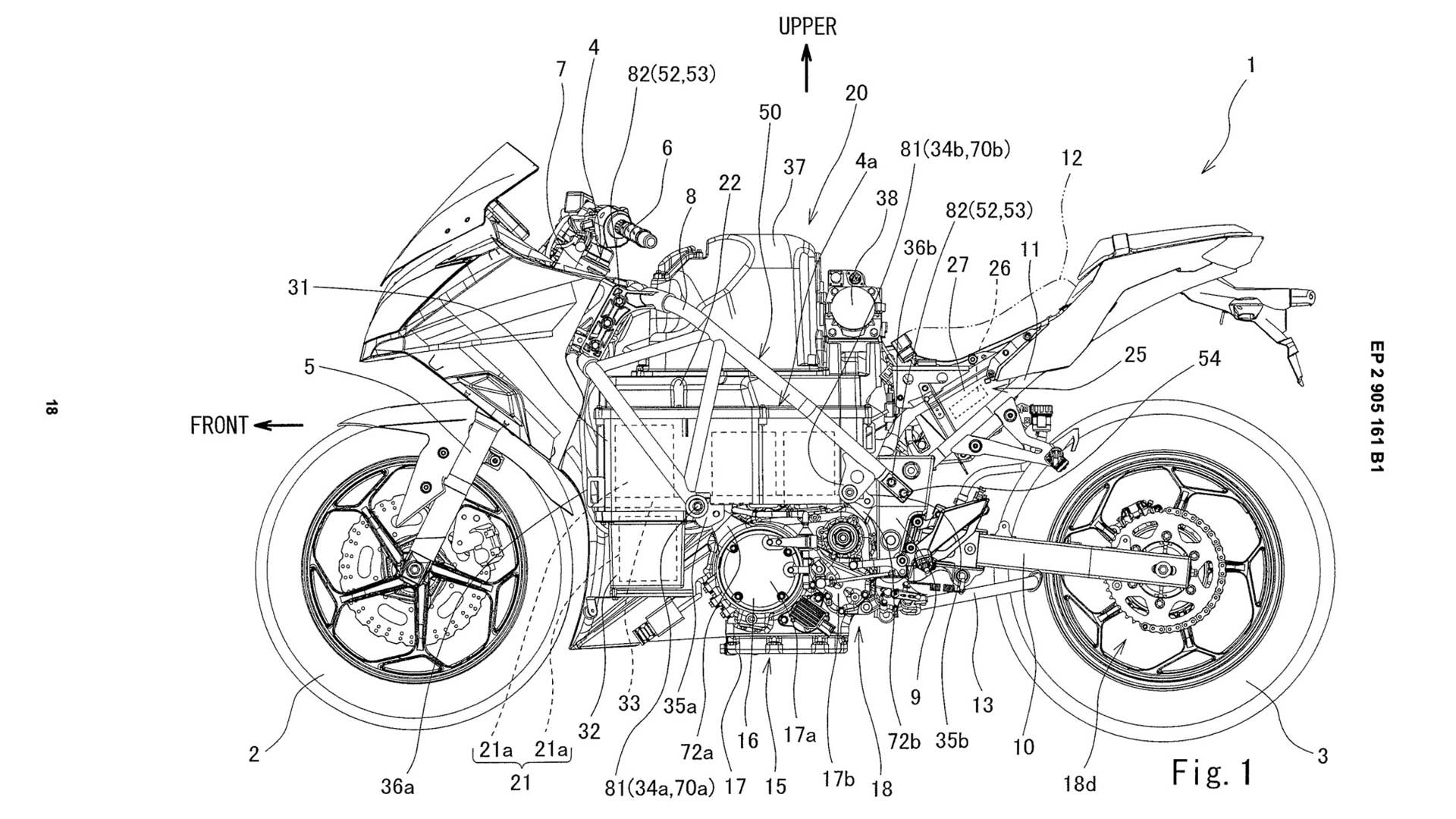Kawasaki Ninja Battery Swap Patent