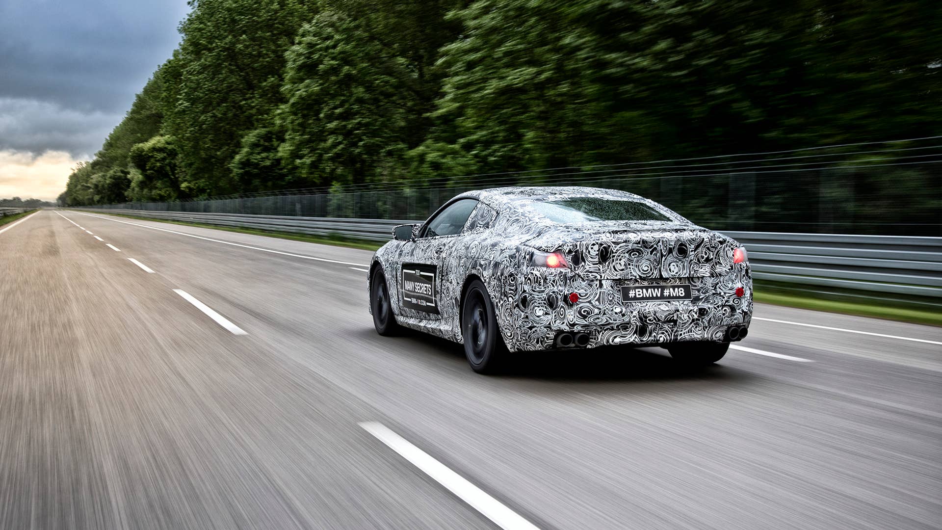 BMW M8 Prototype rear
