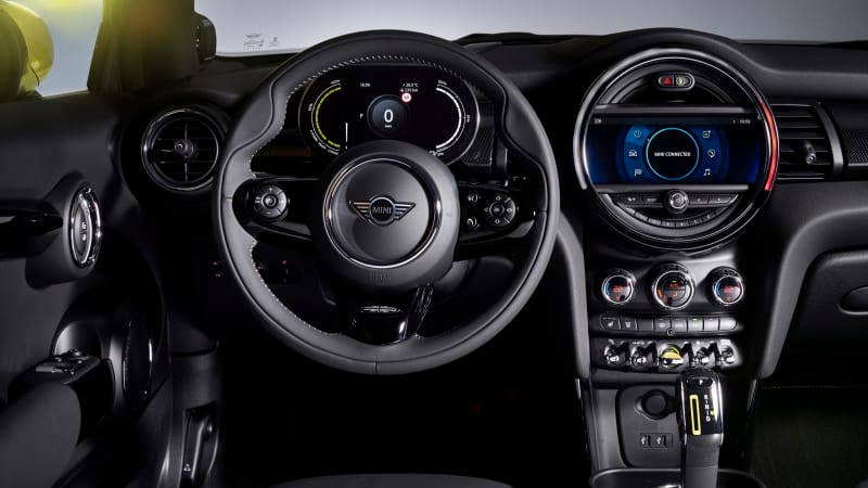 Mini Cooper SE electric hatchback interior
