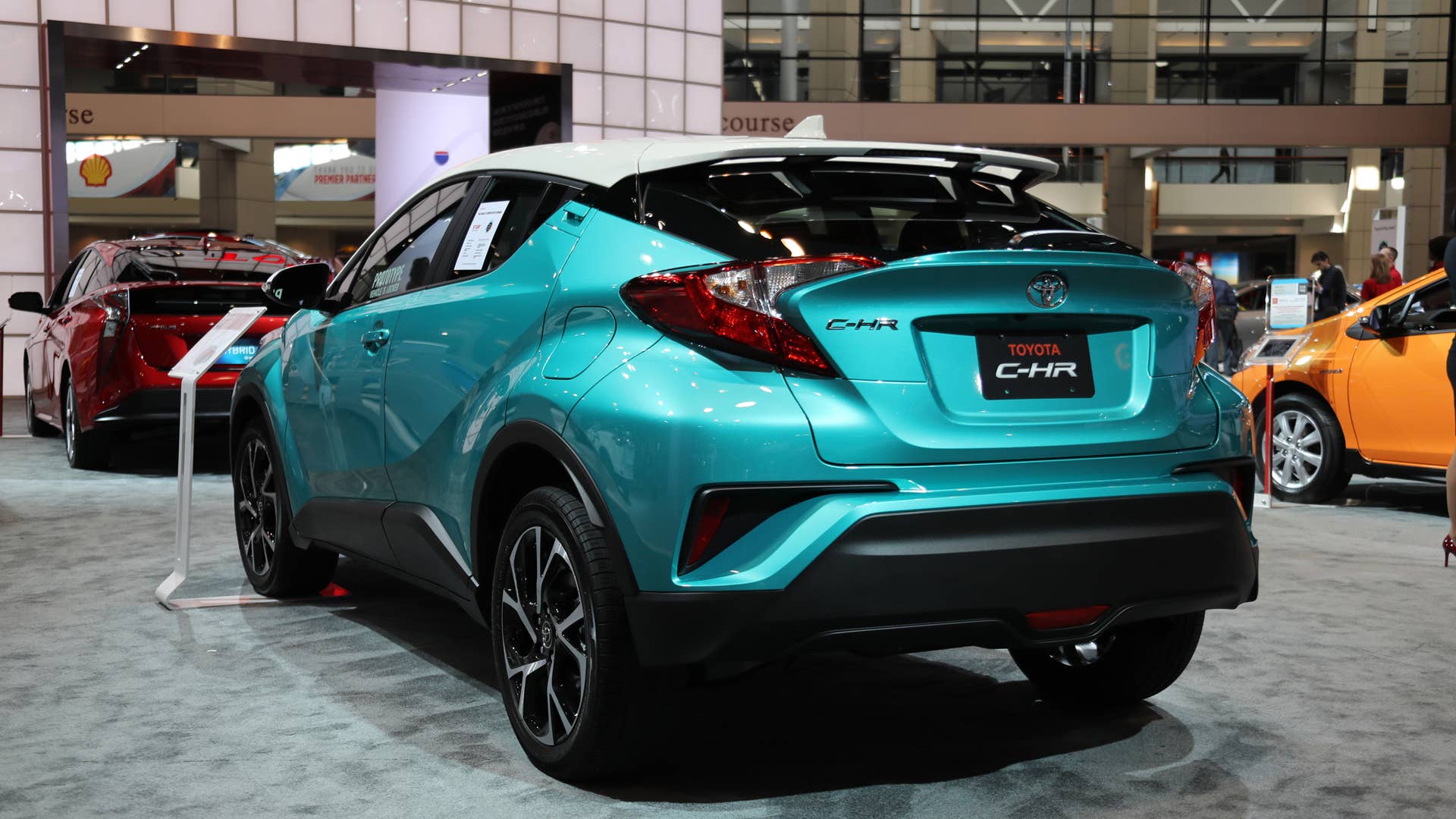 2018 toyota c-hr teal rear chicago