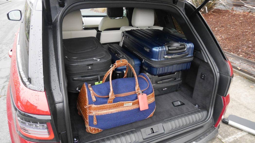 Range Rover Inside Container F 2Range Rover Sport Luggage Test | How much cargo space? - Autoblog