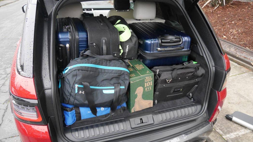 Range Rover Inside Container F 2Range Rover Sport Luggage Test | How much cargo space? - Autoblog