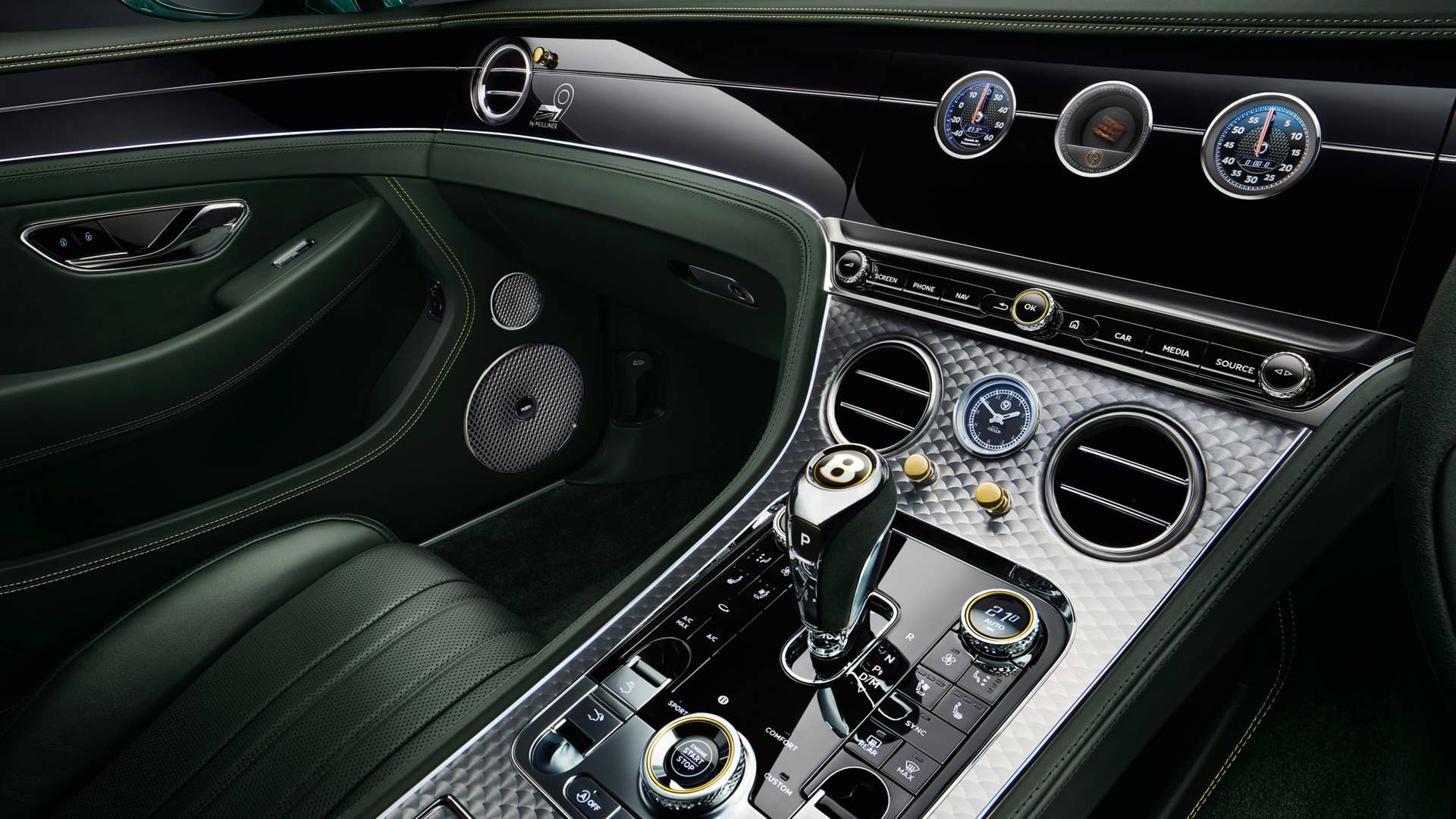 A piece of the Le Mans car is embedded in the dash.