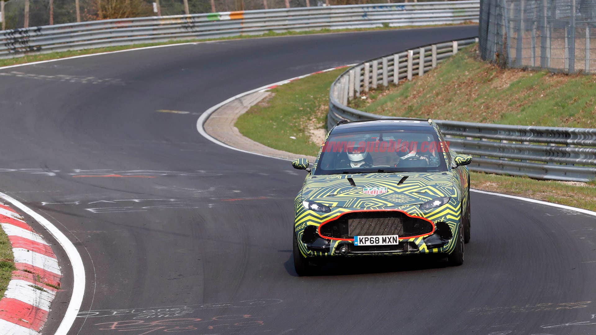 Aston Martin DBX spied