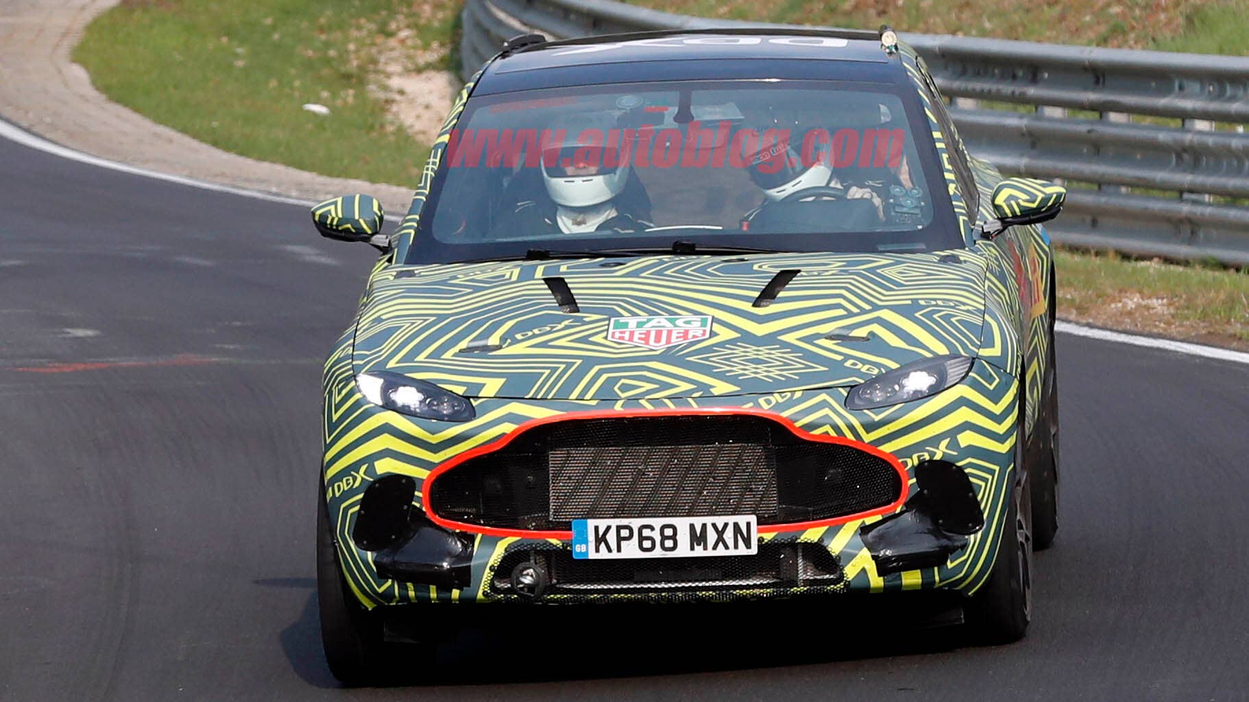 Aston Martin DBX spied