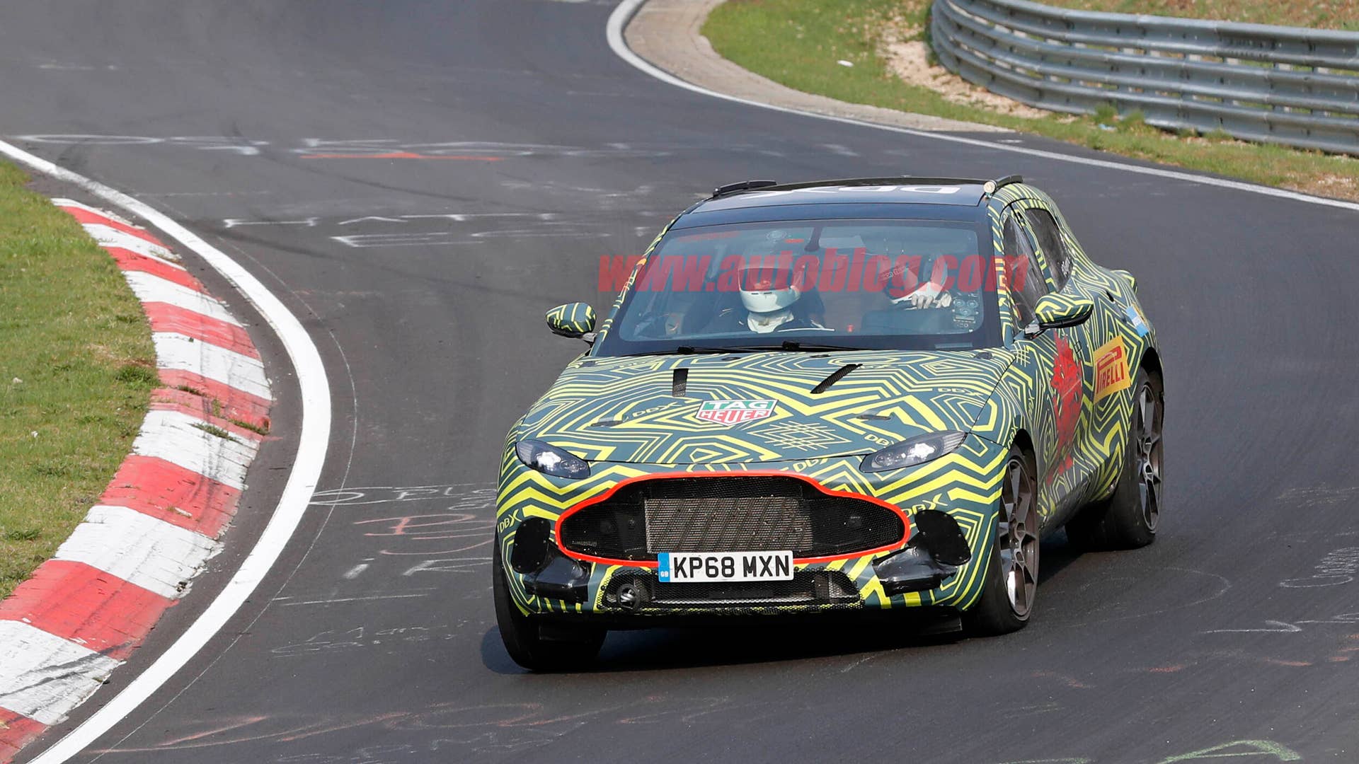 Aston Martin DBX spied
