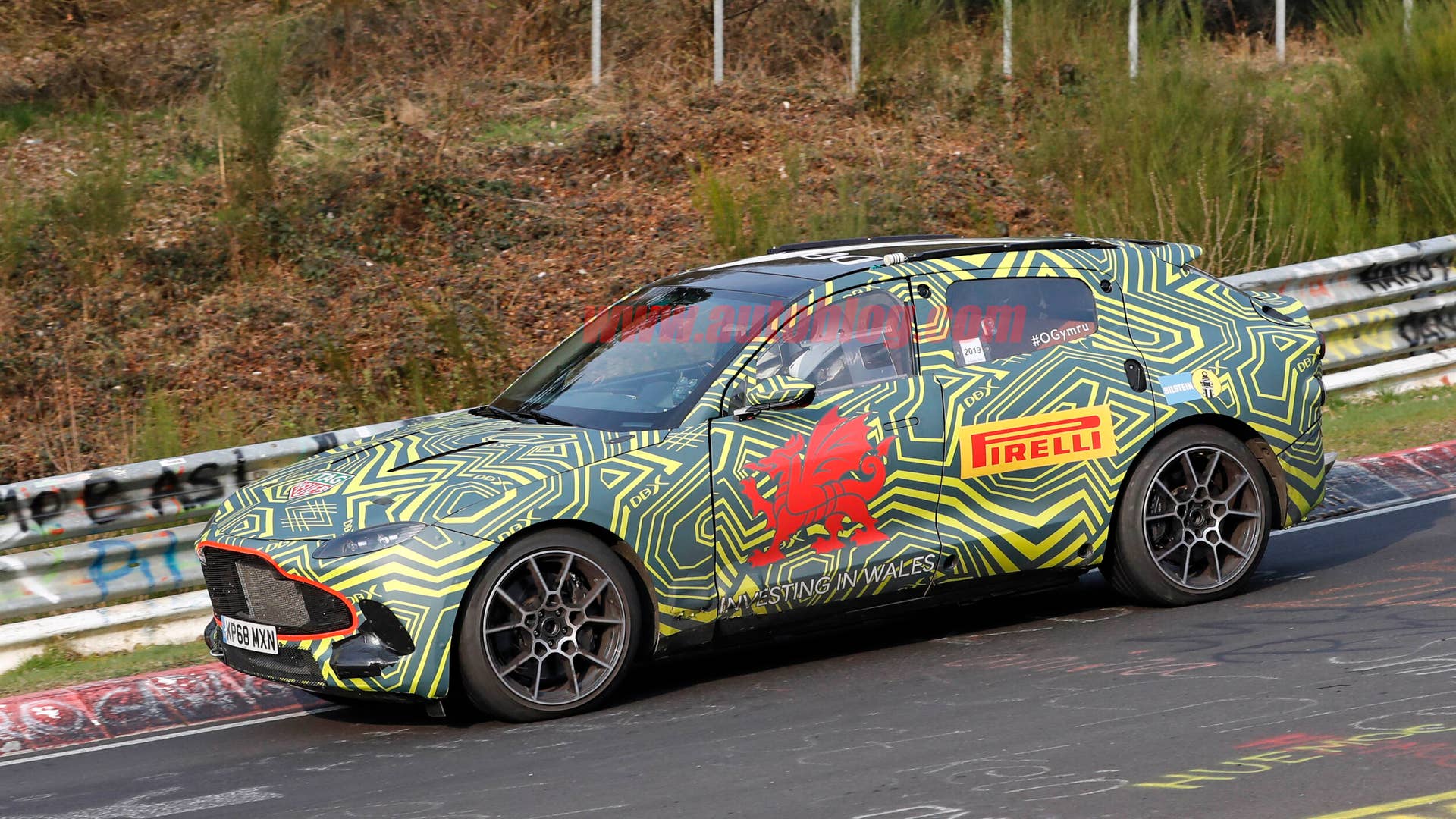 Aston Martin DBX spied