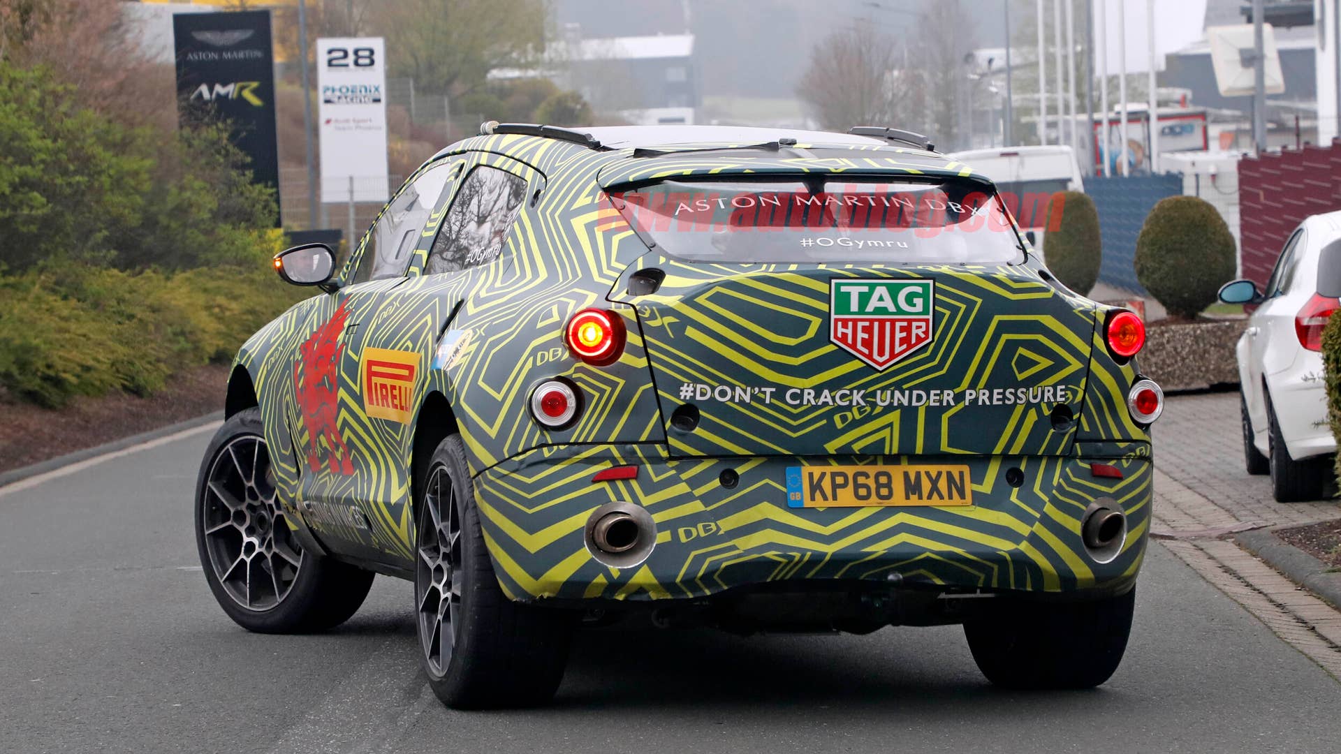 Aston Martin DBX spied