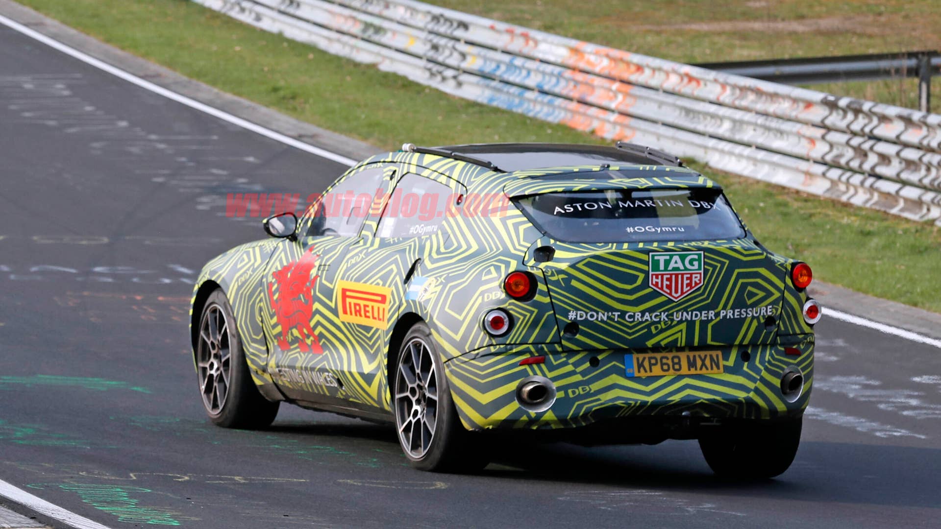 Aston Martin DBX spied