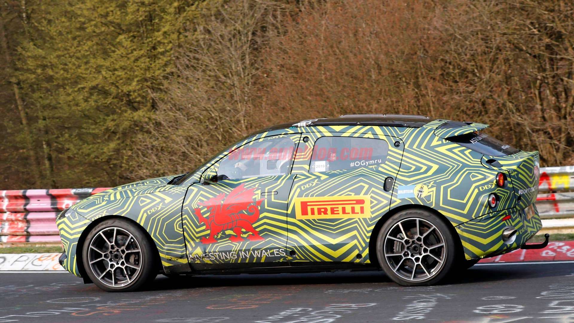 Aston Martin DBX spied