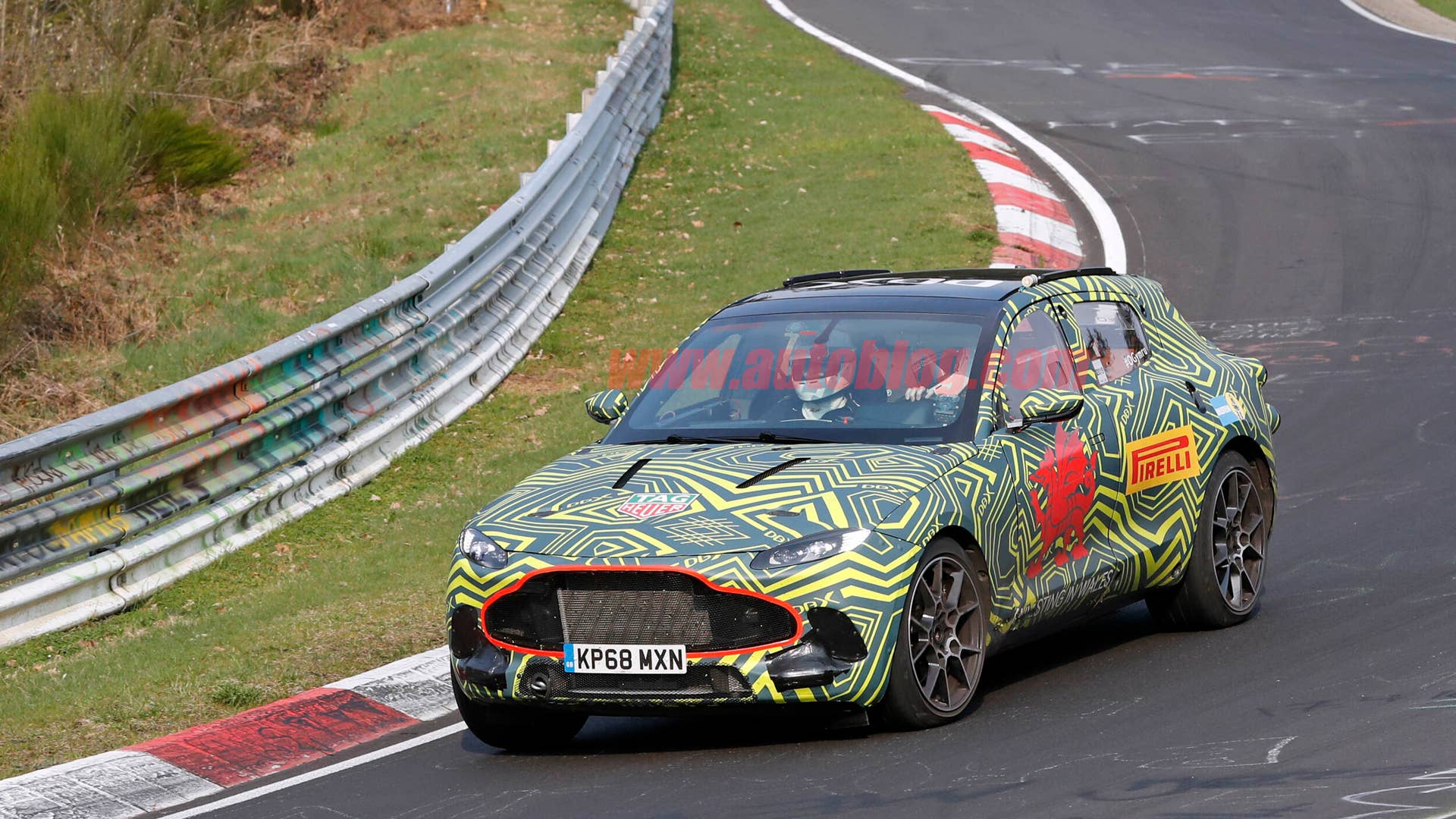 Aston Martin DBX spied
