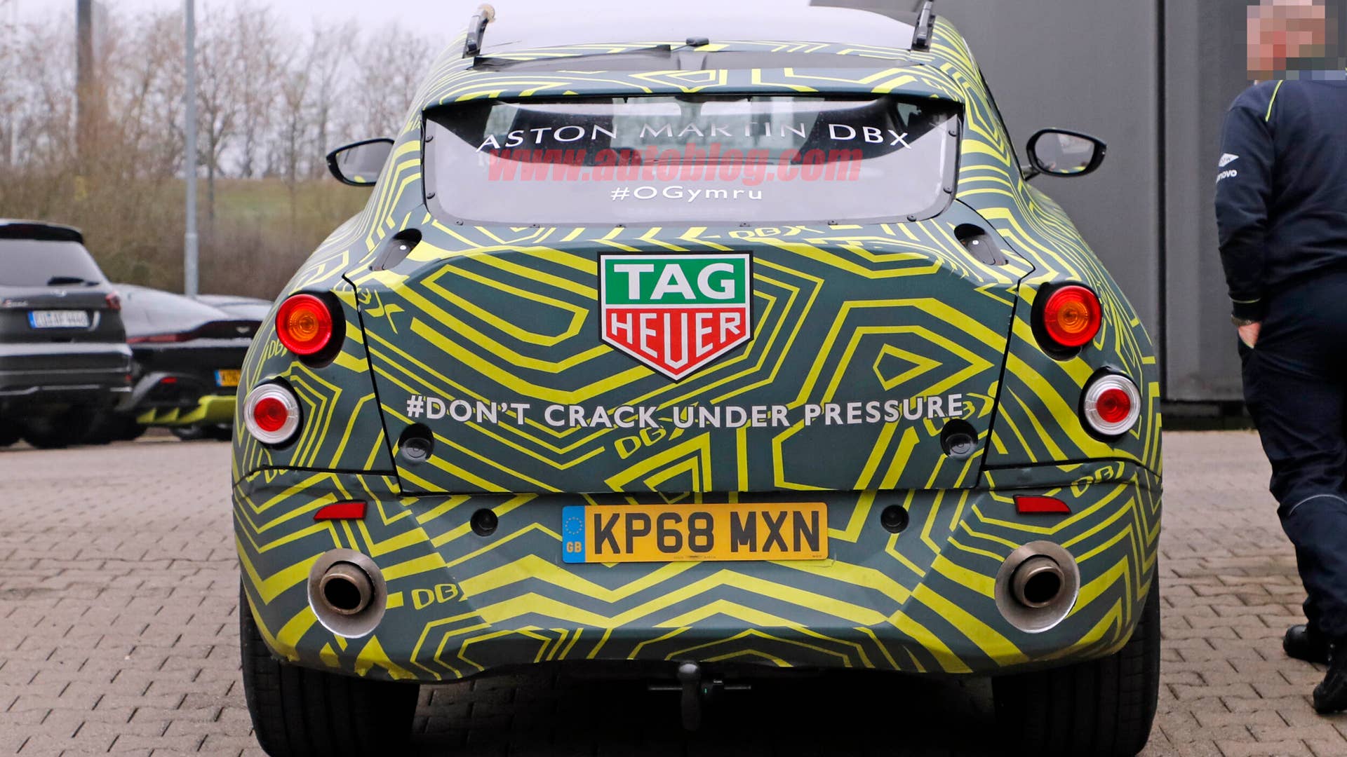 Aston Martin DBX spied