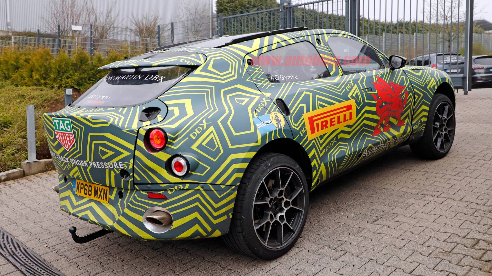 Aston Martin DBX spied