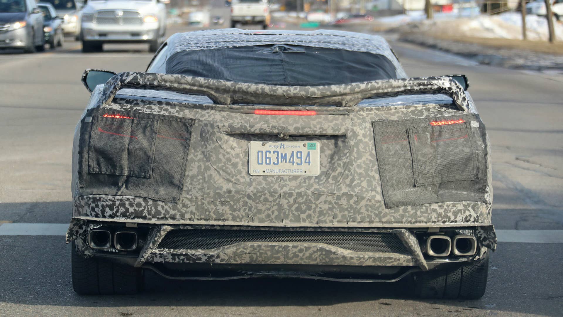 Mid-engine Corvette details