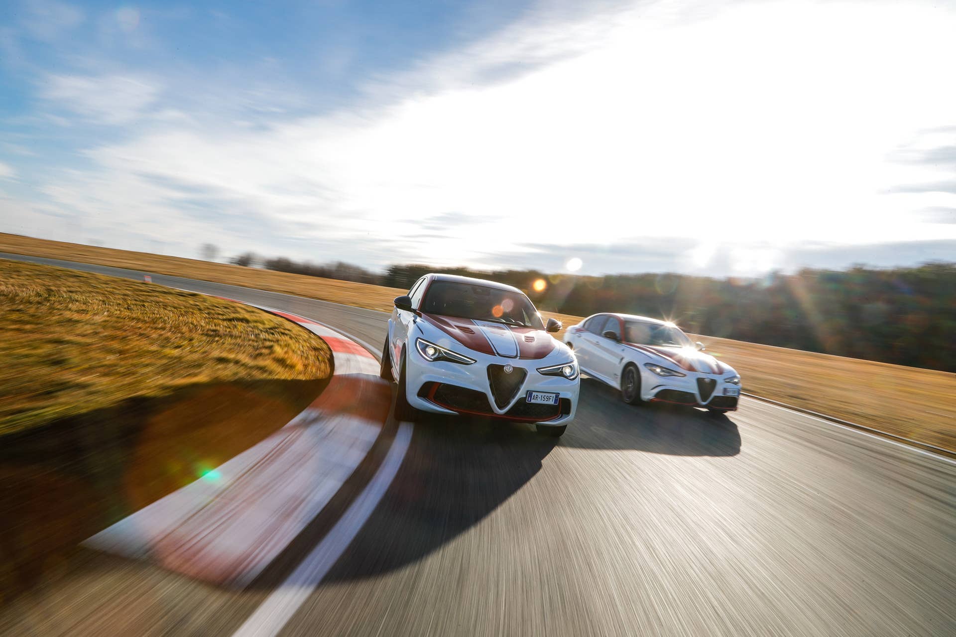 Alfa Romeo Racing Editions of the Giulia and Stelvio