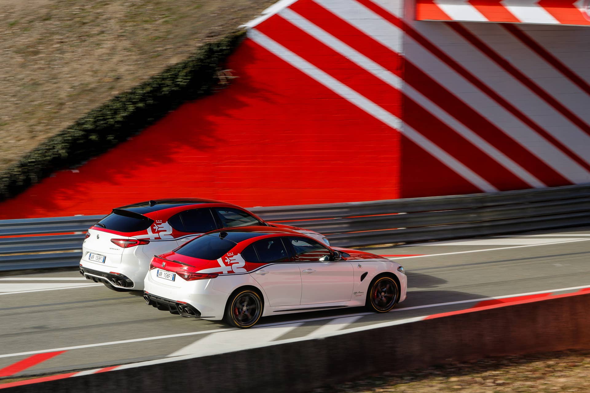 Alfa Romeo Racing Editions of the Giulia and Stelvio
