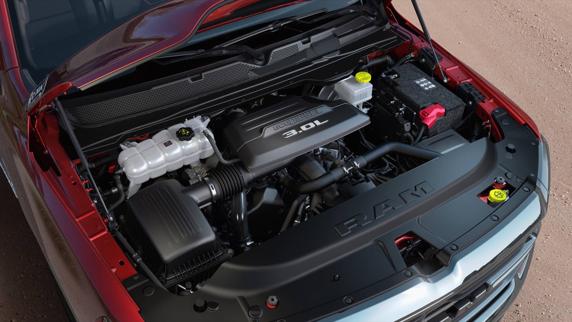2020 Ram 1500 EcoDiesel Open Hood