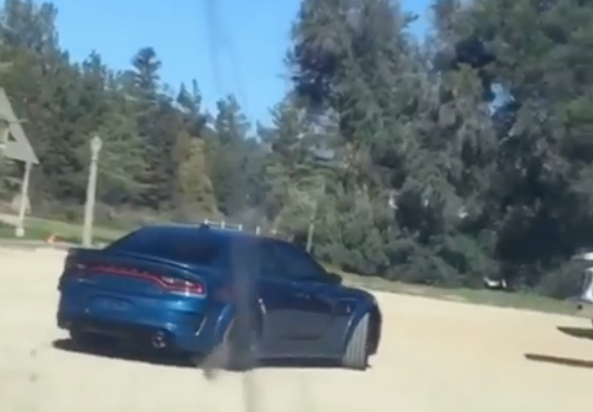 Upcoming Dodge Charger Widebody spotted filming a commercial