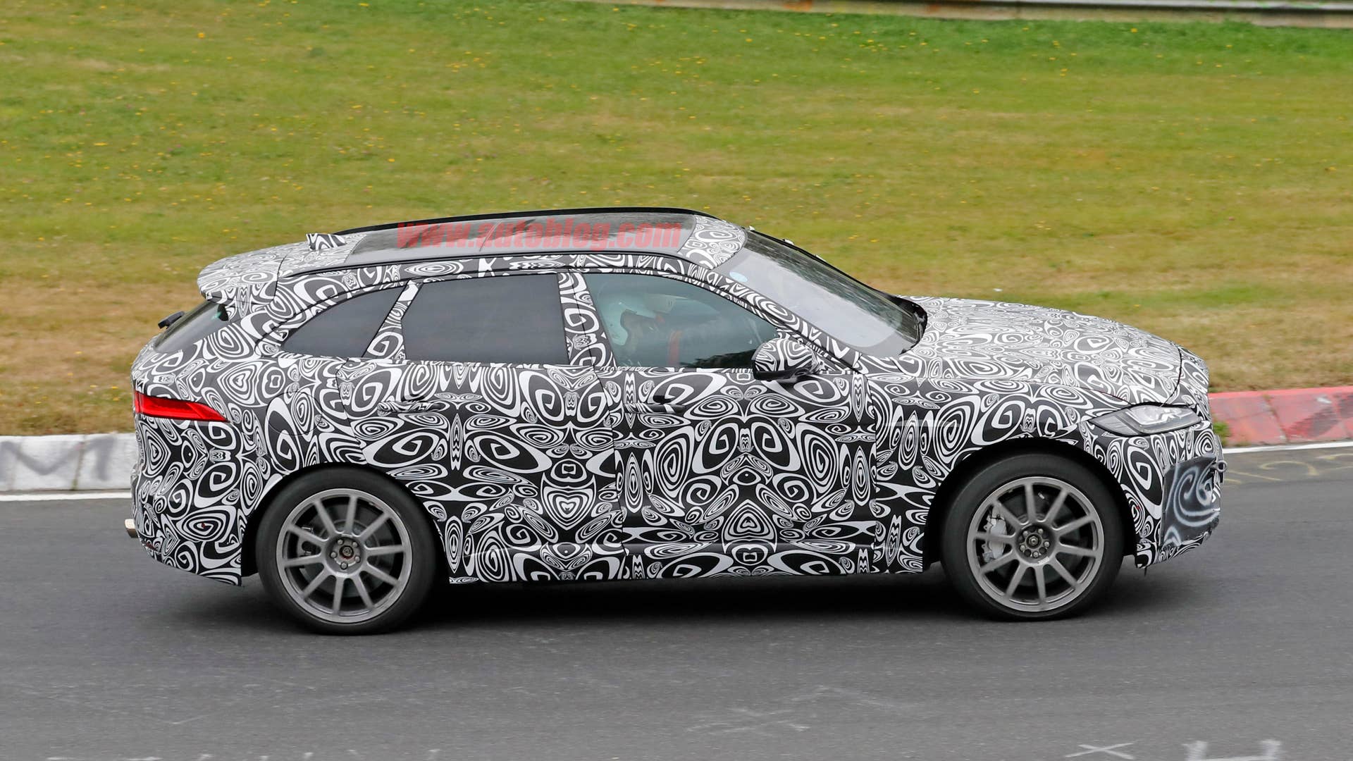2019 Jaguar F-Pace R right profile