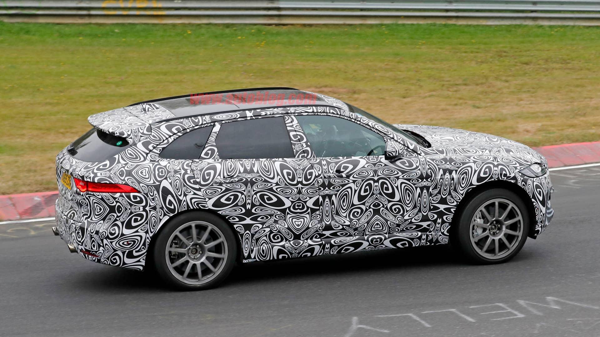2019 Jaguar F-Pace R right profile