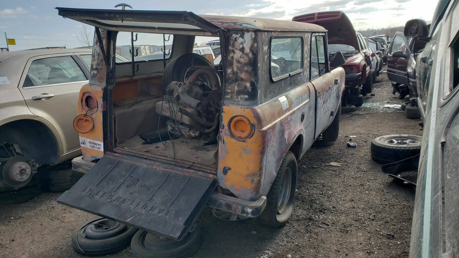 Junked 1961 International Harvester Scout