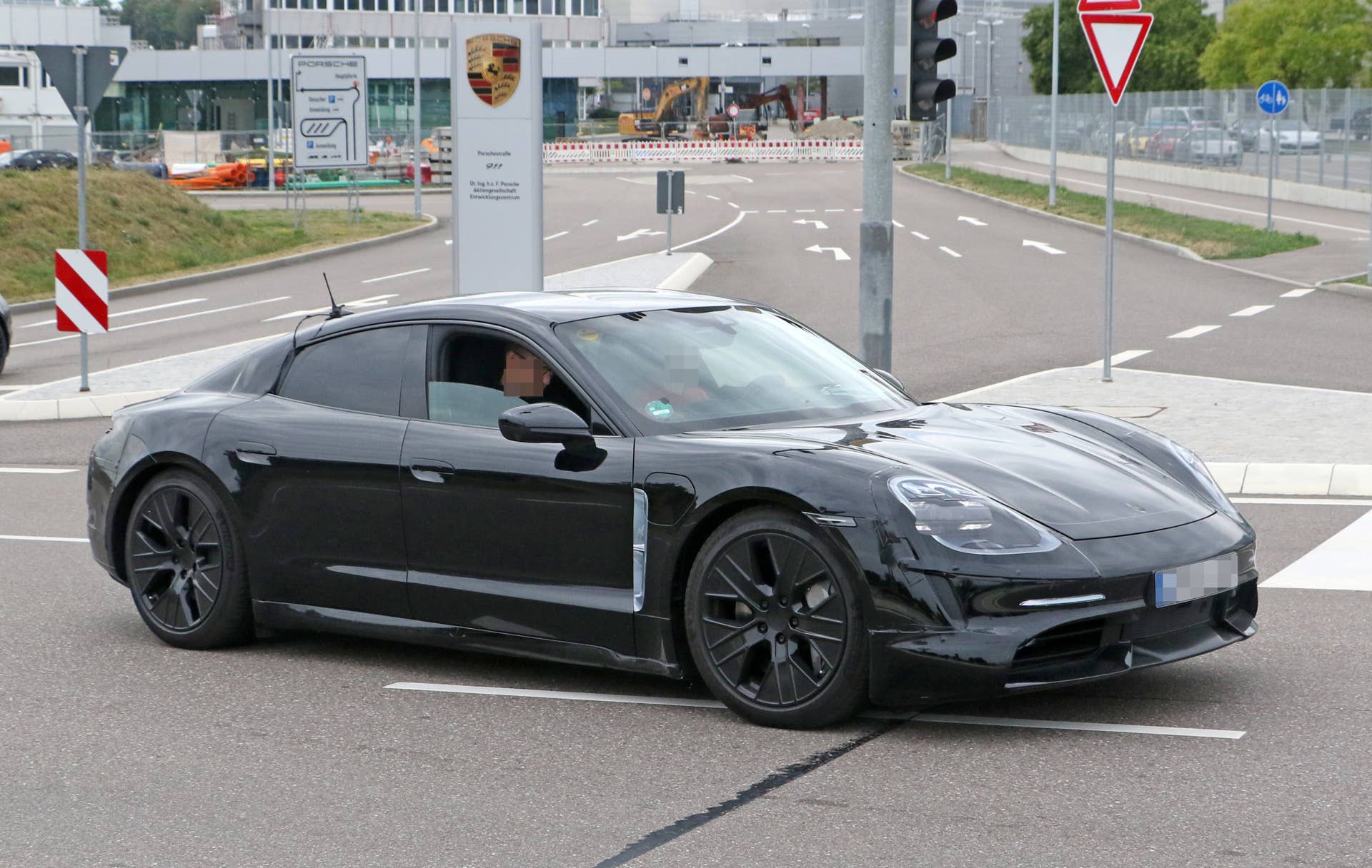 Porsche Taycan caught testing in spy photos