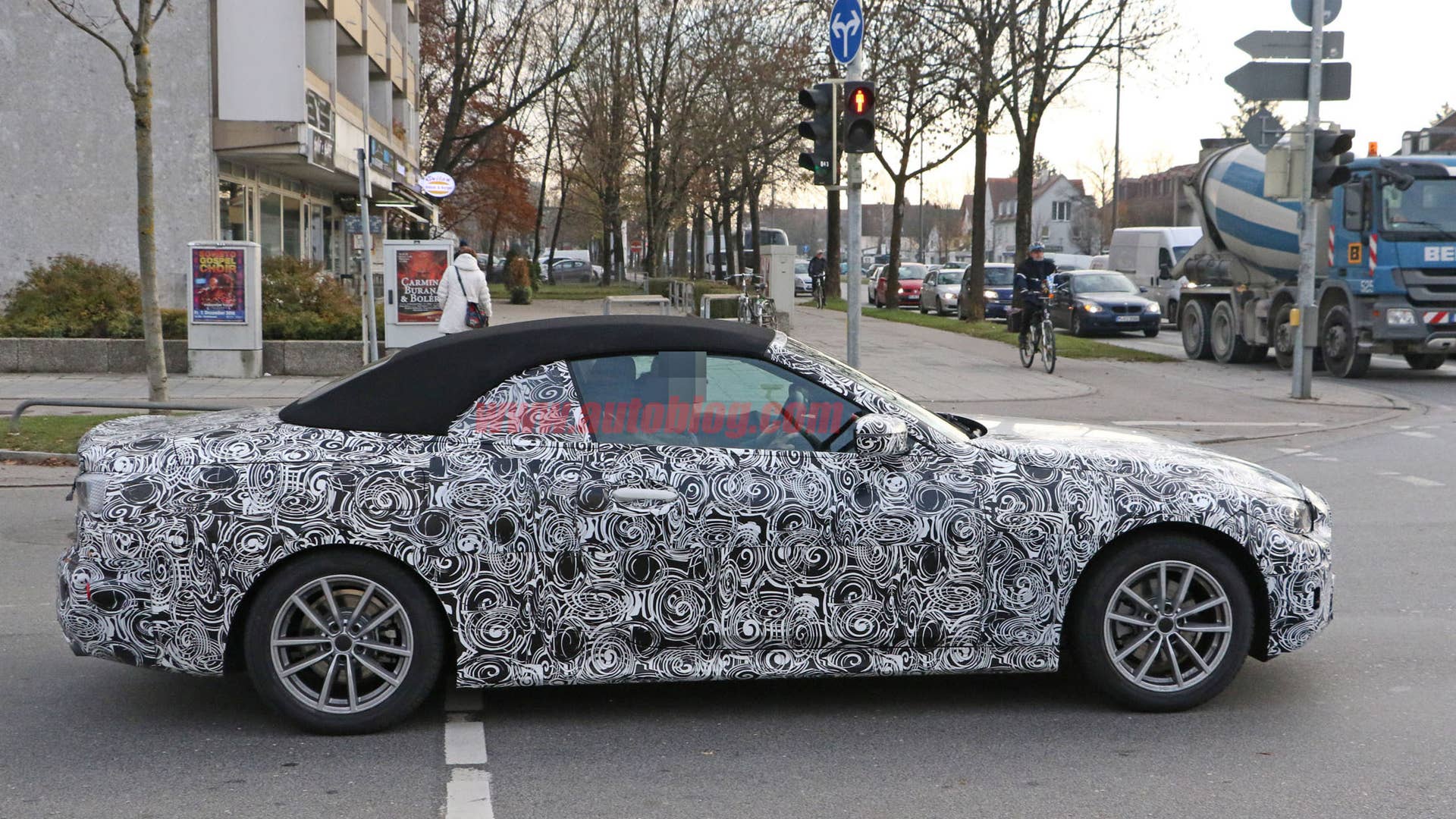 BMW 4 Series Convertible spy photos
