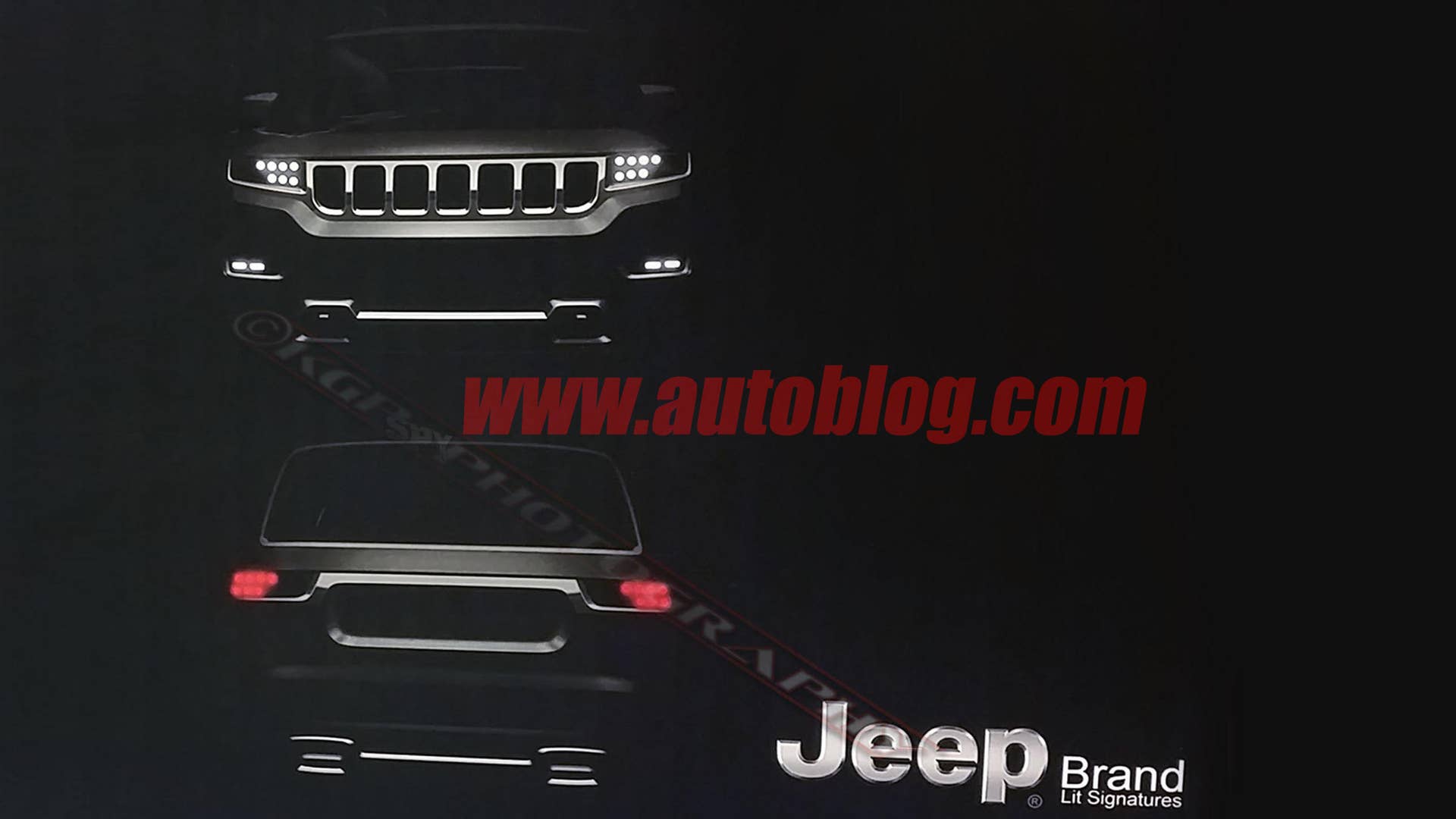2019 Jeep Wagoneer Dealer Leak Spy Shots Rendering