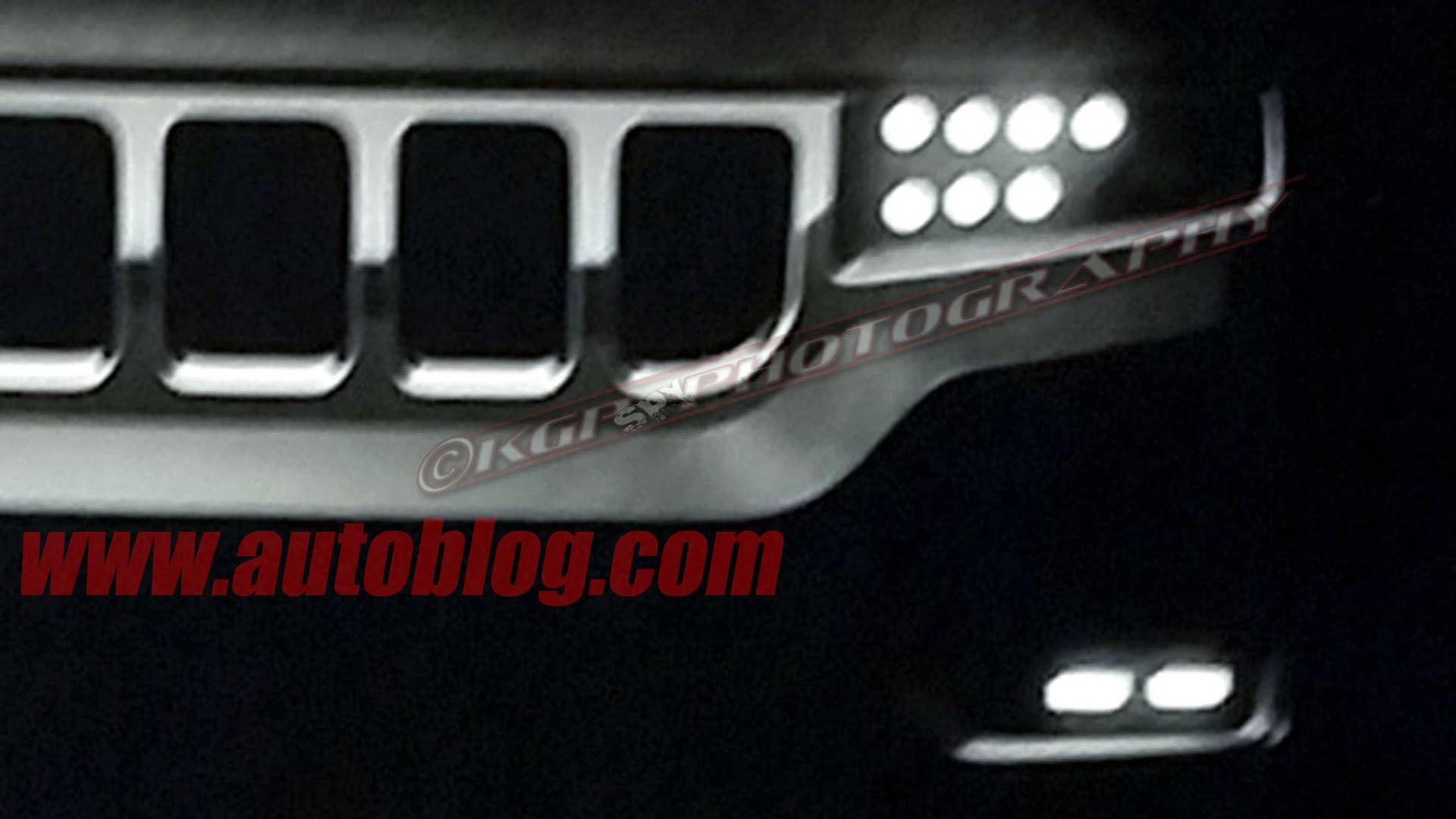 2019 Jeep Wagoneer Dealer Leak Spy Shots Front End Close Up