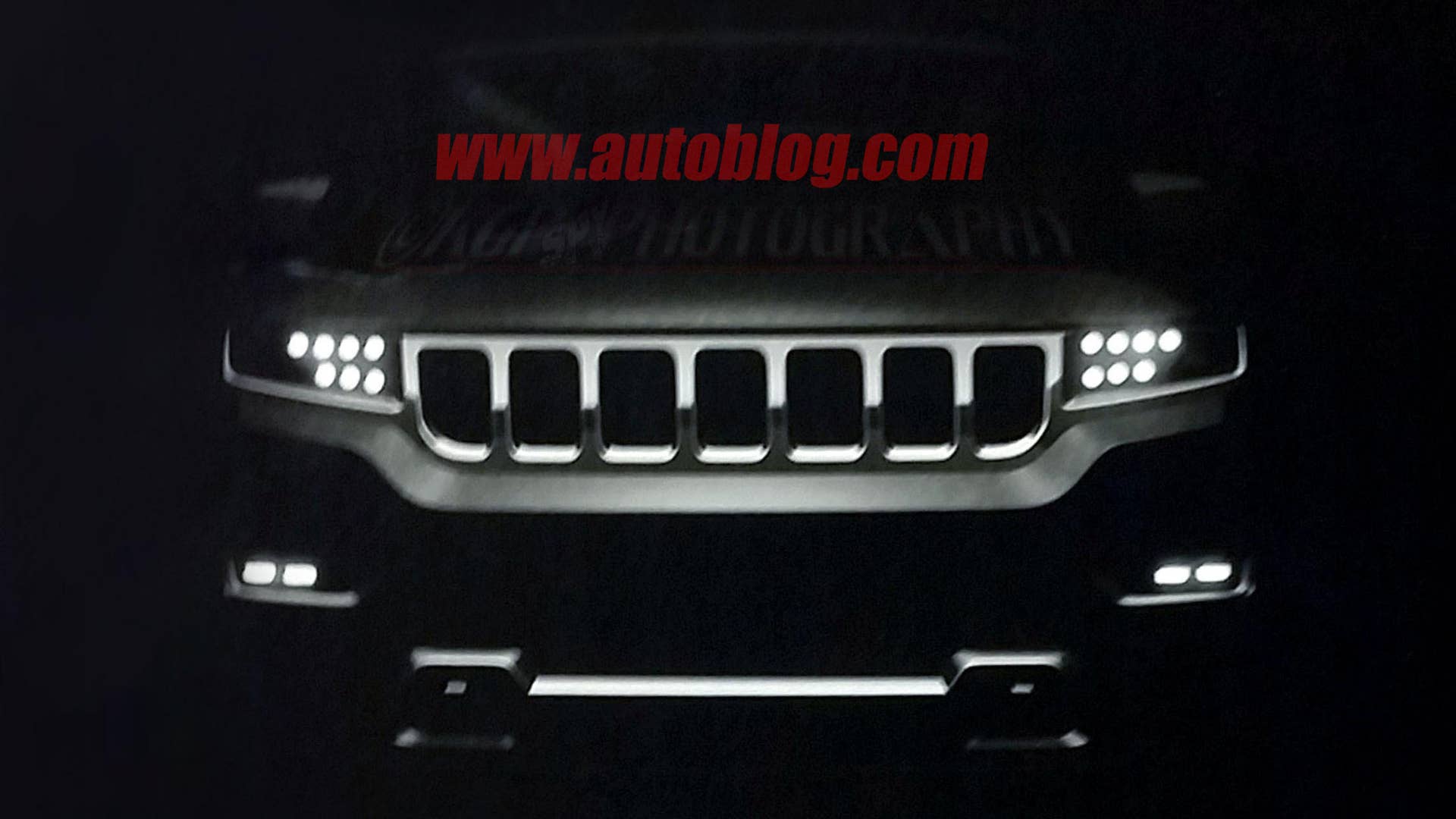2019 Jeep Wagoneer Dealer Leak Spy Shots Front End