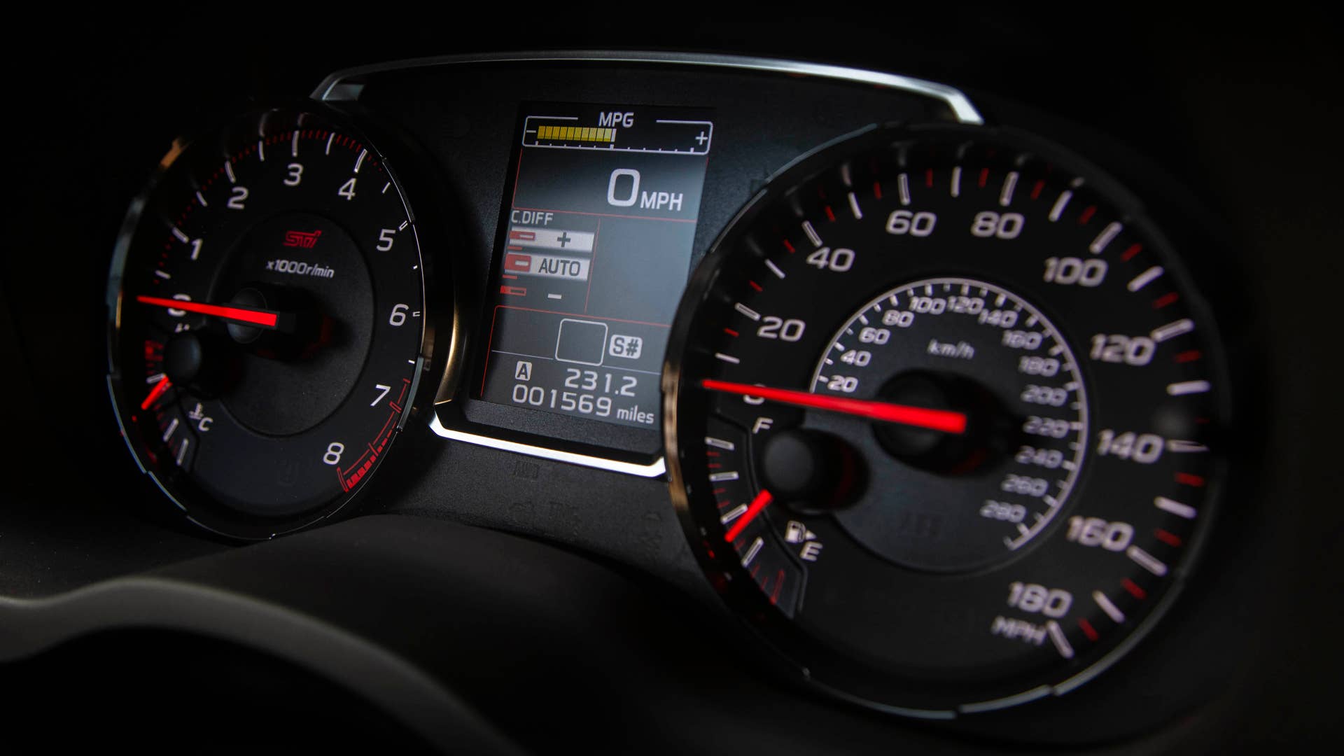 2020 Subaru WRX STI S209 interior