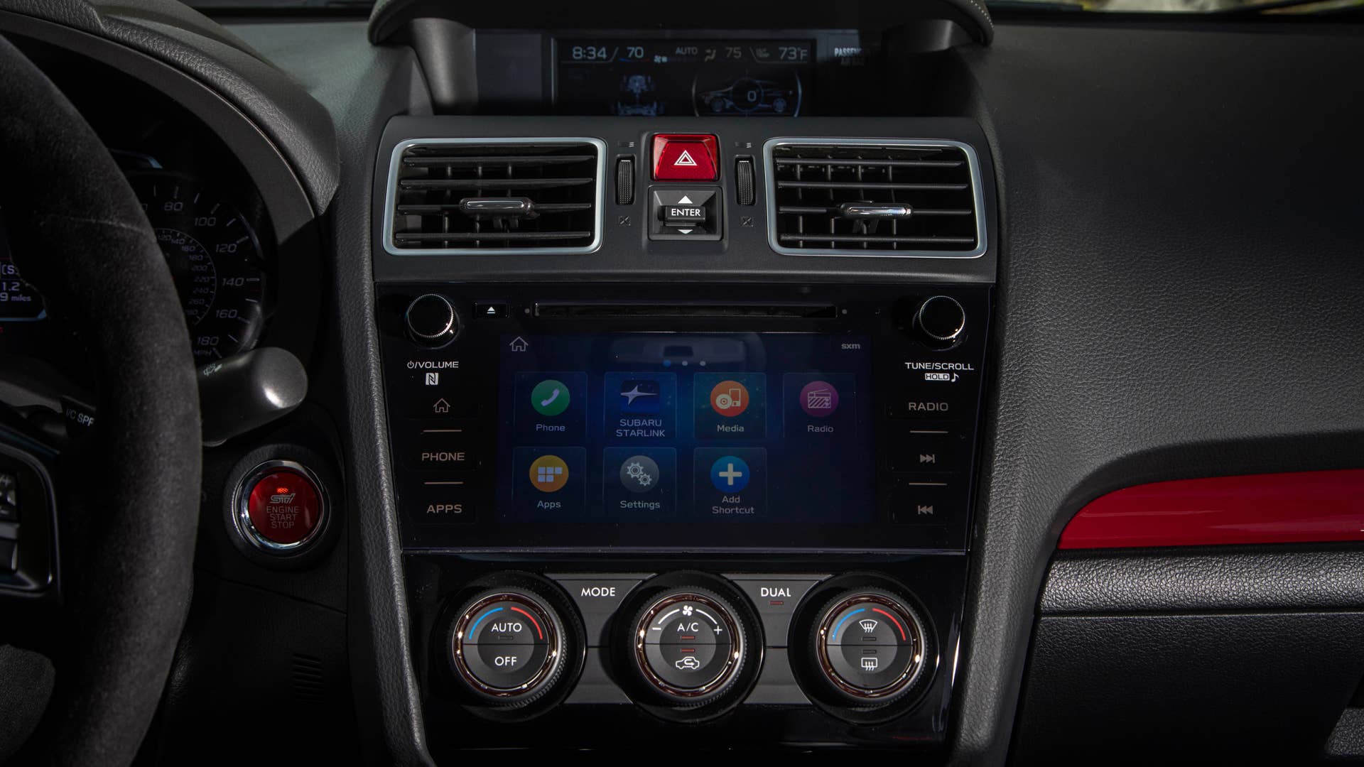 2020 Subaru WRX STI S209 interior