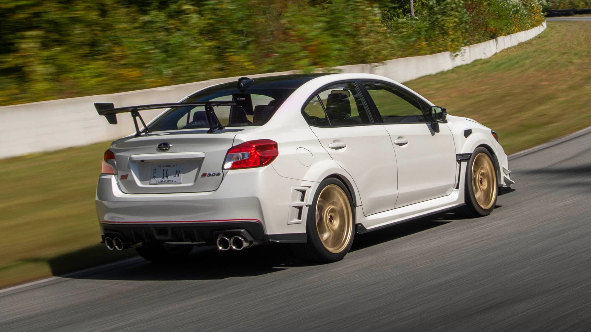 2020 Subaru WRX STI S209 in white