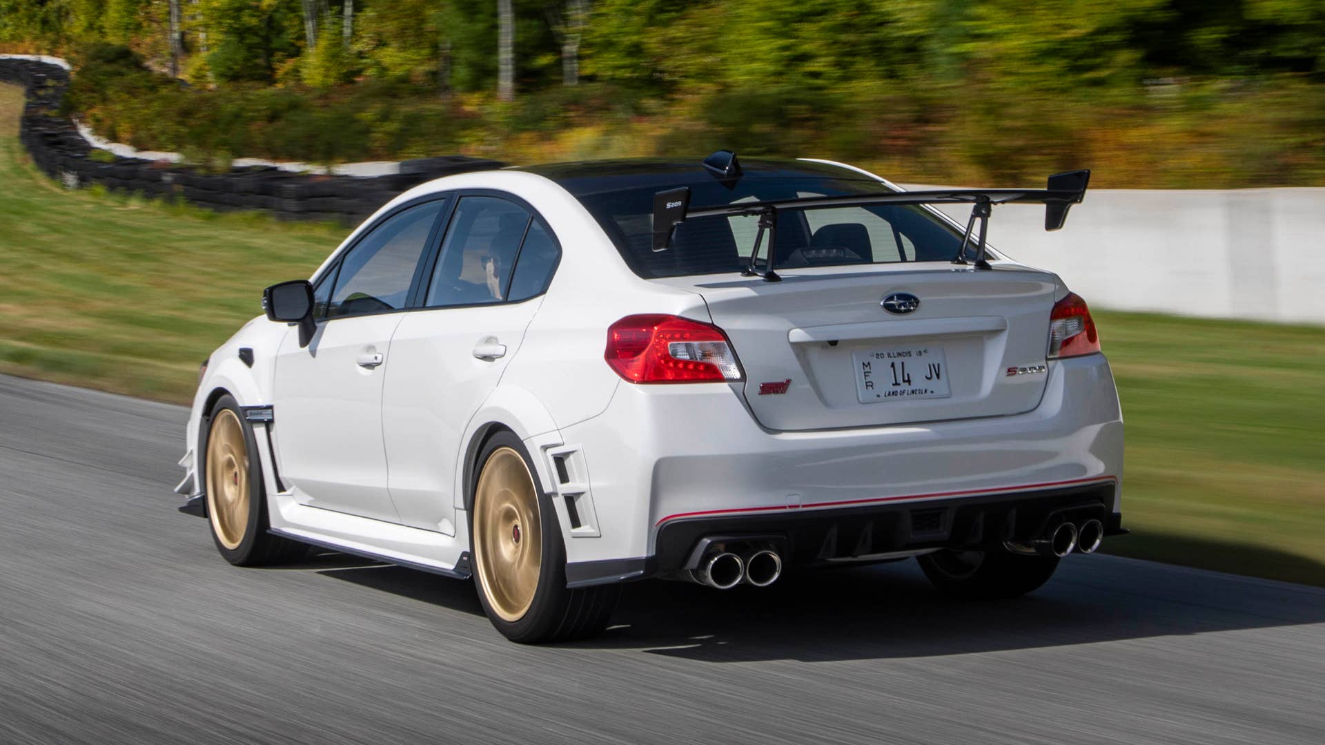 2020 Subaru WRX STI S209 in white