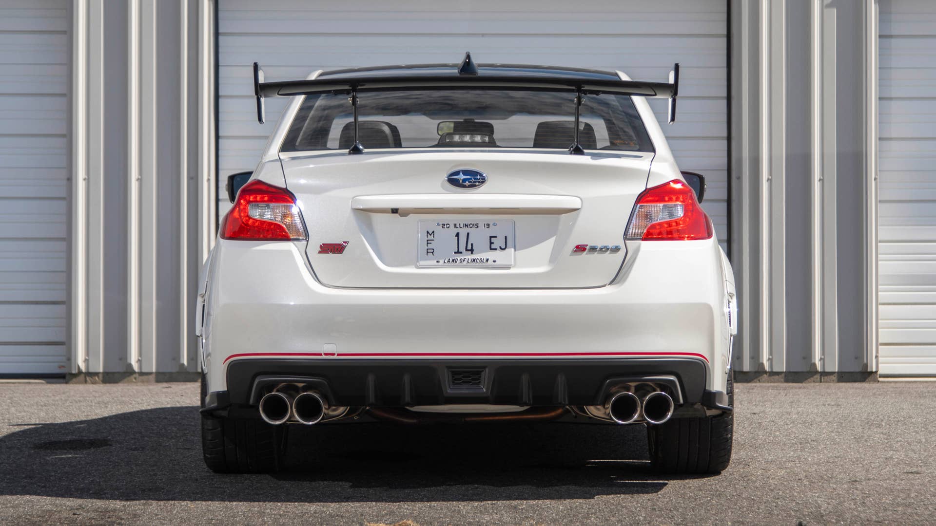 2020 Subaru WRX STI S209 in white