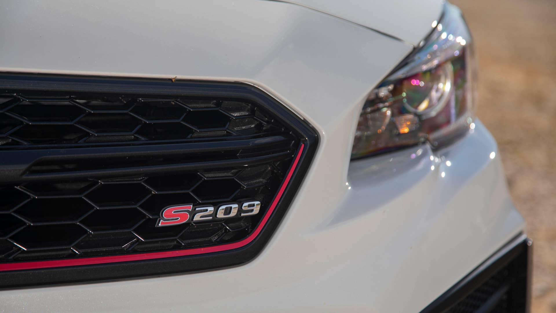 2020 Subaru WRX STI S209 in white