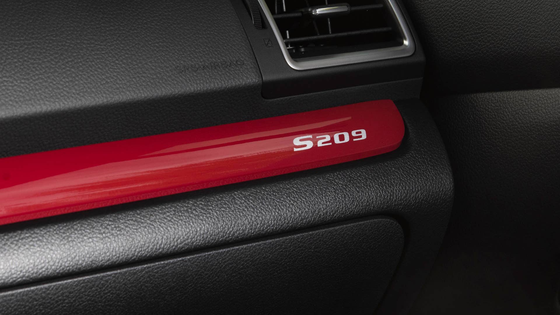 2020 Subaru WRX STI S209 interior