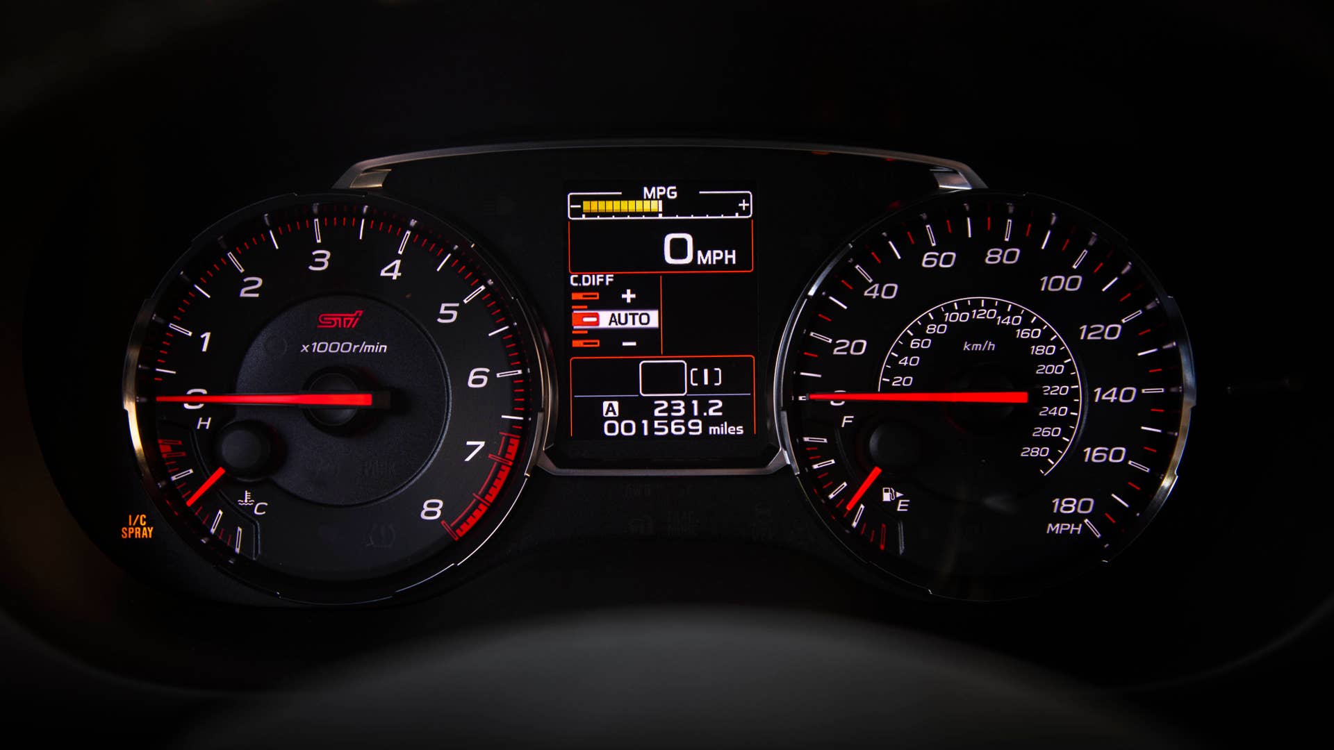 2020 Subaru WRX STI S209 interior