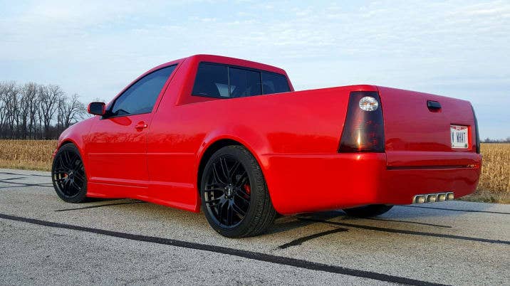 Rear of the Smyth Performance Jetta Ute Conversion by Tim Cleland and Kyle Lascano