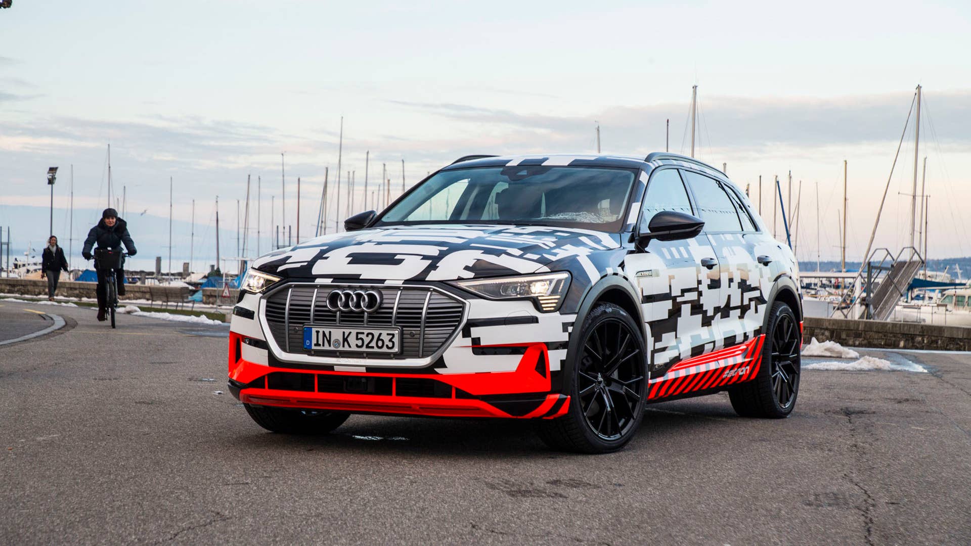 The Audi e-tron prototype in Geneva