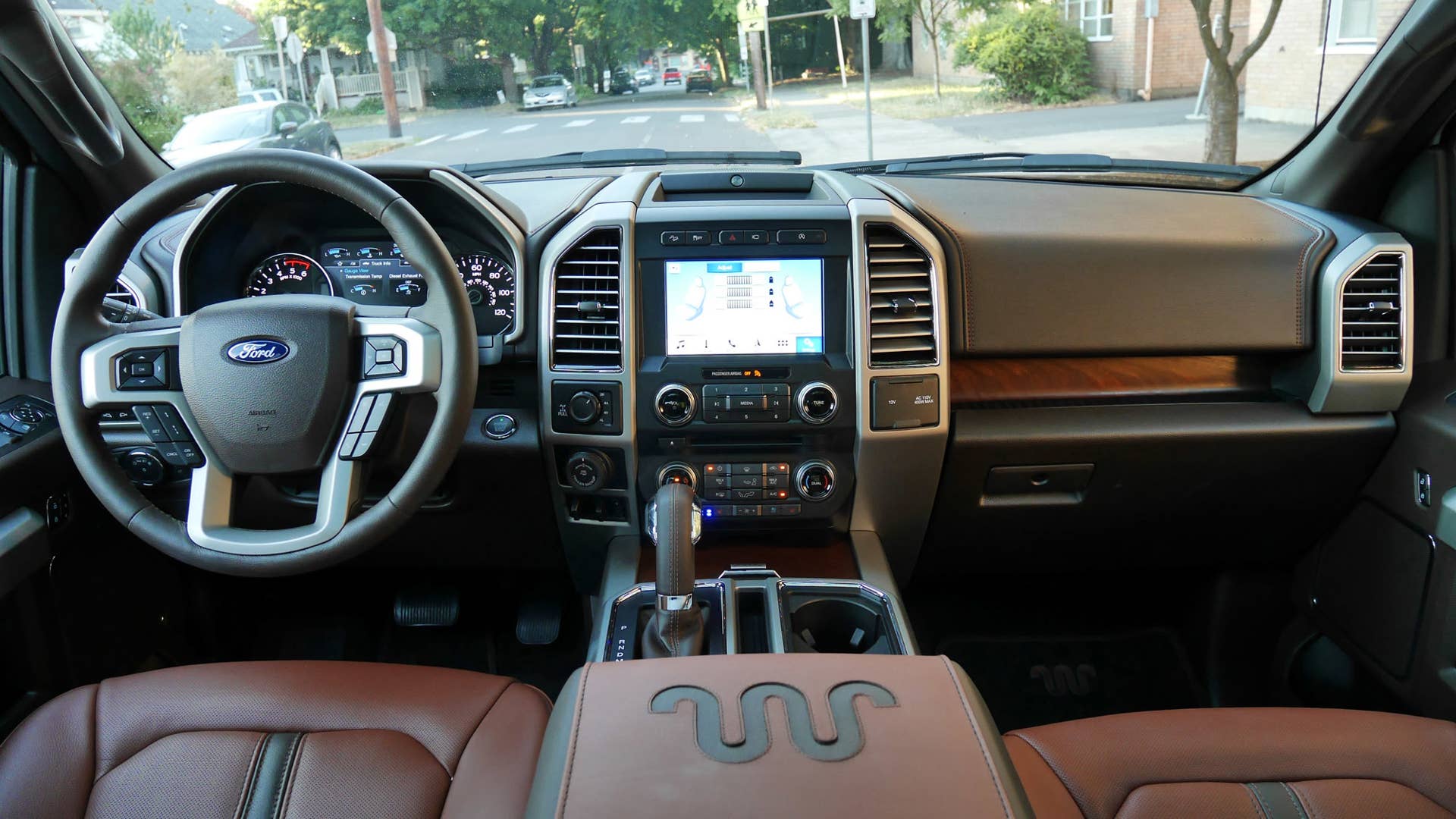King Ranch branding pleasantly classy given the cowboy-flavored versions of other trucks.