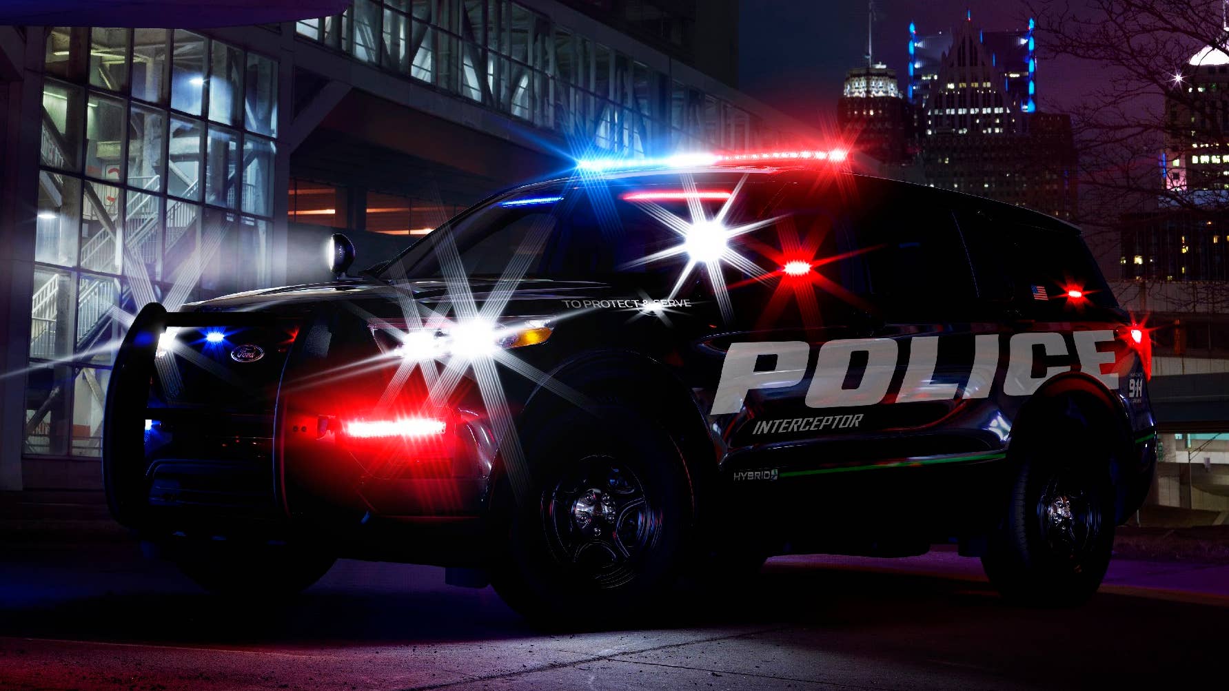 All-New Ford Police Interceptor Utility is purpose-built for law enforcement with a standard hybrid powertrain that doesnât compromise interior space, improves pursuit performance and aims to lower fuel costs, and it comes with standard all-wheel drive
