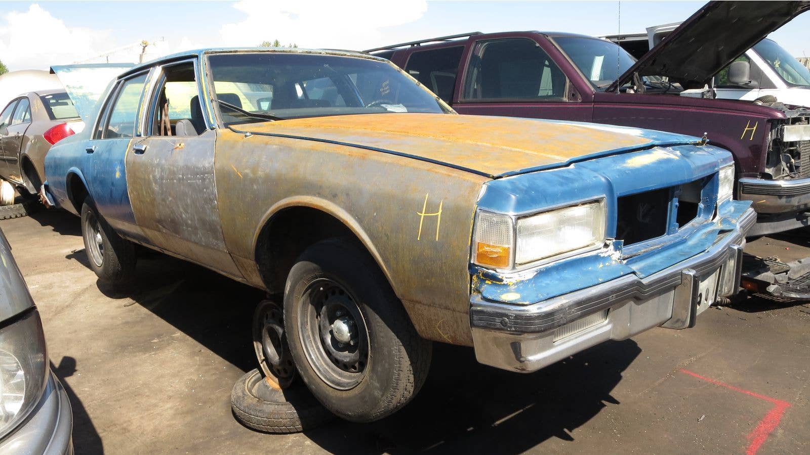 Junked 1990 Chevrolet Caprice