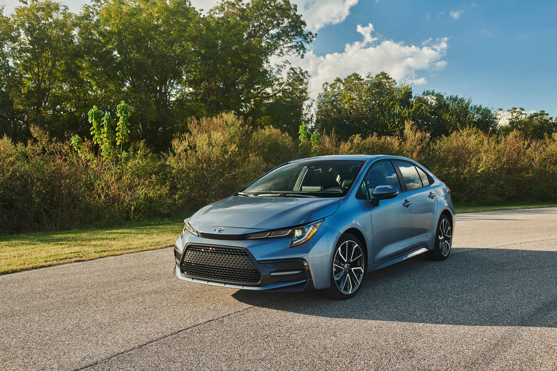 The 2020 Toyota Corolla sedan will have a different face than the Corolla hatchback.