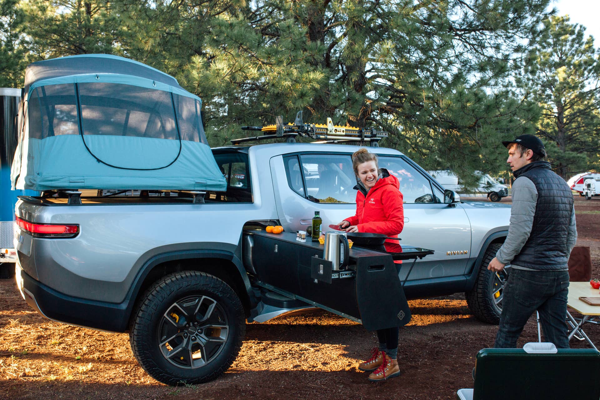Rivian R1T at Overland West