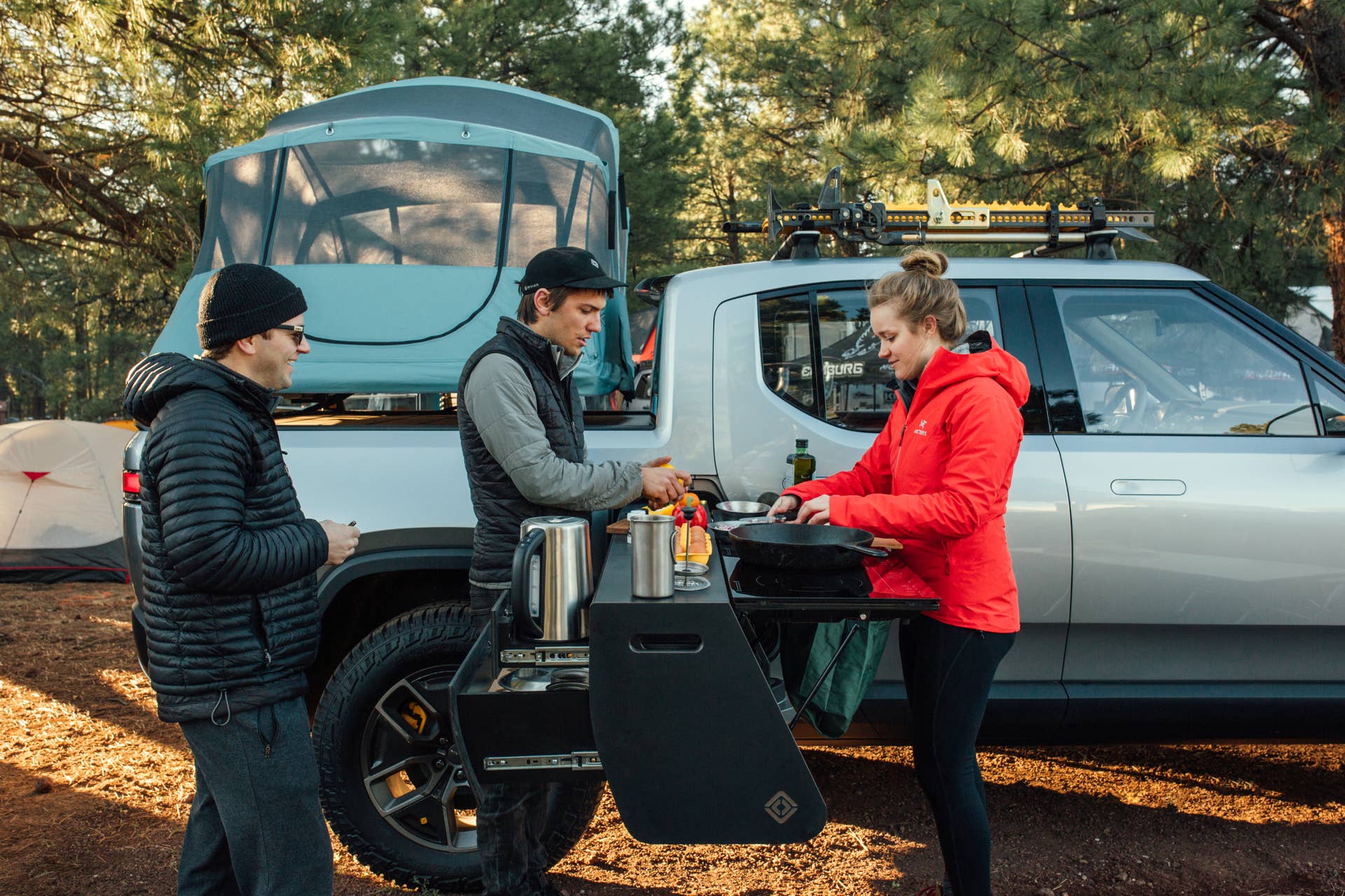 Rivian R1T at Overland West