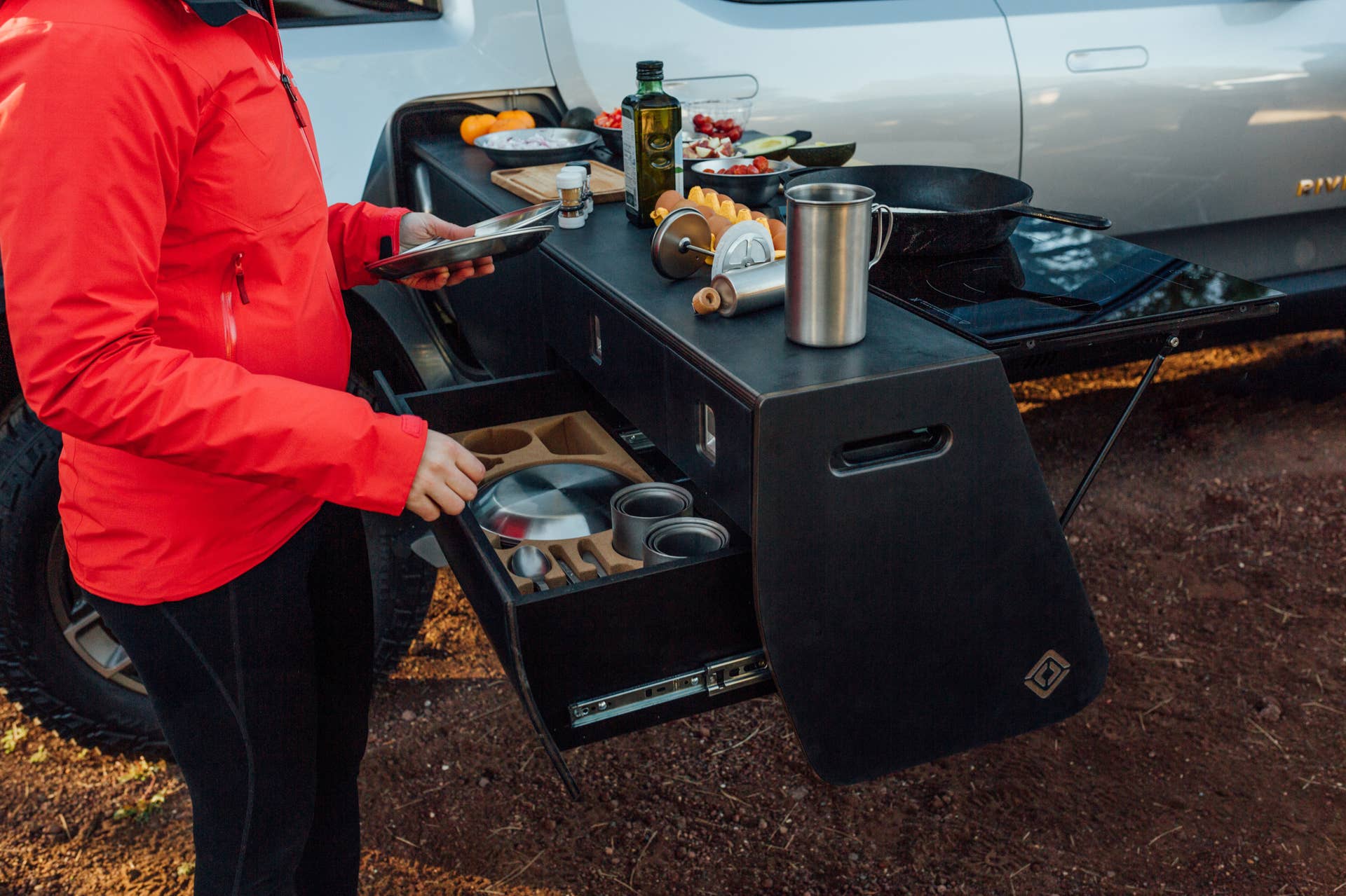 Rivian R1T at Overland West